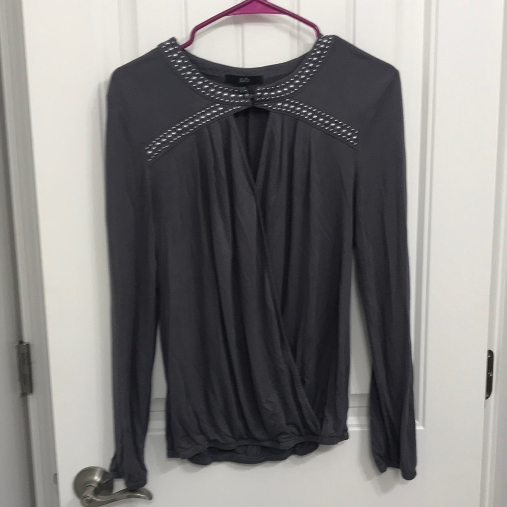 Grey Long Sleeve shirt size small mist go!!